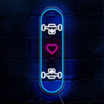 Neón Skate patinete