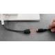 Totem textil transportable led oscuro