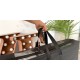 Totem textil transportable led oscuro