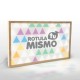 Rótulo bastidor madera luminoso / Rótulo con marco de madera iluminado