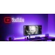Neón logo Youtube