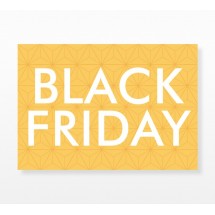 Cartel Black Friday Geométrico Colores