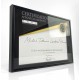 diploma enmarcado transparente