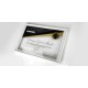 diploma enmarcado transparente