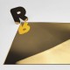 Metacrilato espejo dorado