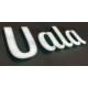 Letras corporeas huecas aluminio