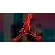 Neon silueta Michael Jordan