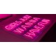 Néon lettres GIRLS JUST WANNA HAVE FUN