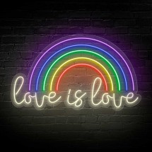 Neón LOVE IS LOVE