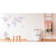 Vinilo Pared Mapa Mundi