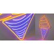 Neon Helado barquillo