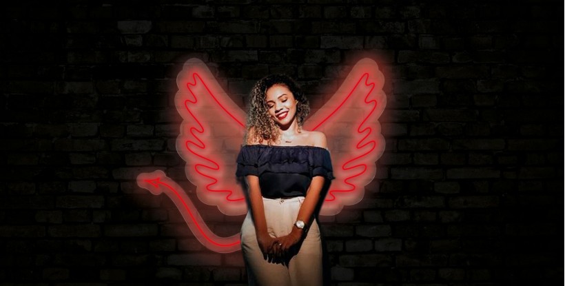 Alas de ángel Neón