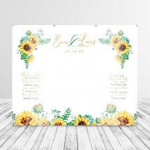 Photocall Boda Girasoles