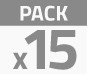 15 unidades
